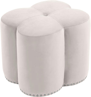 Meridian Furniture - Clover - Ottoman - 5th Avenue Furniture