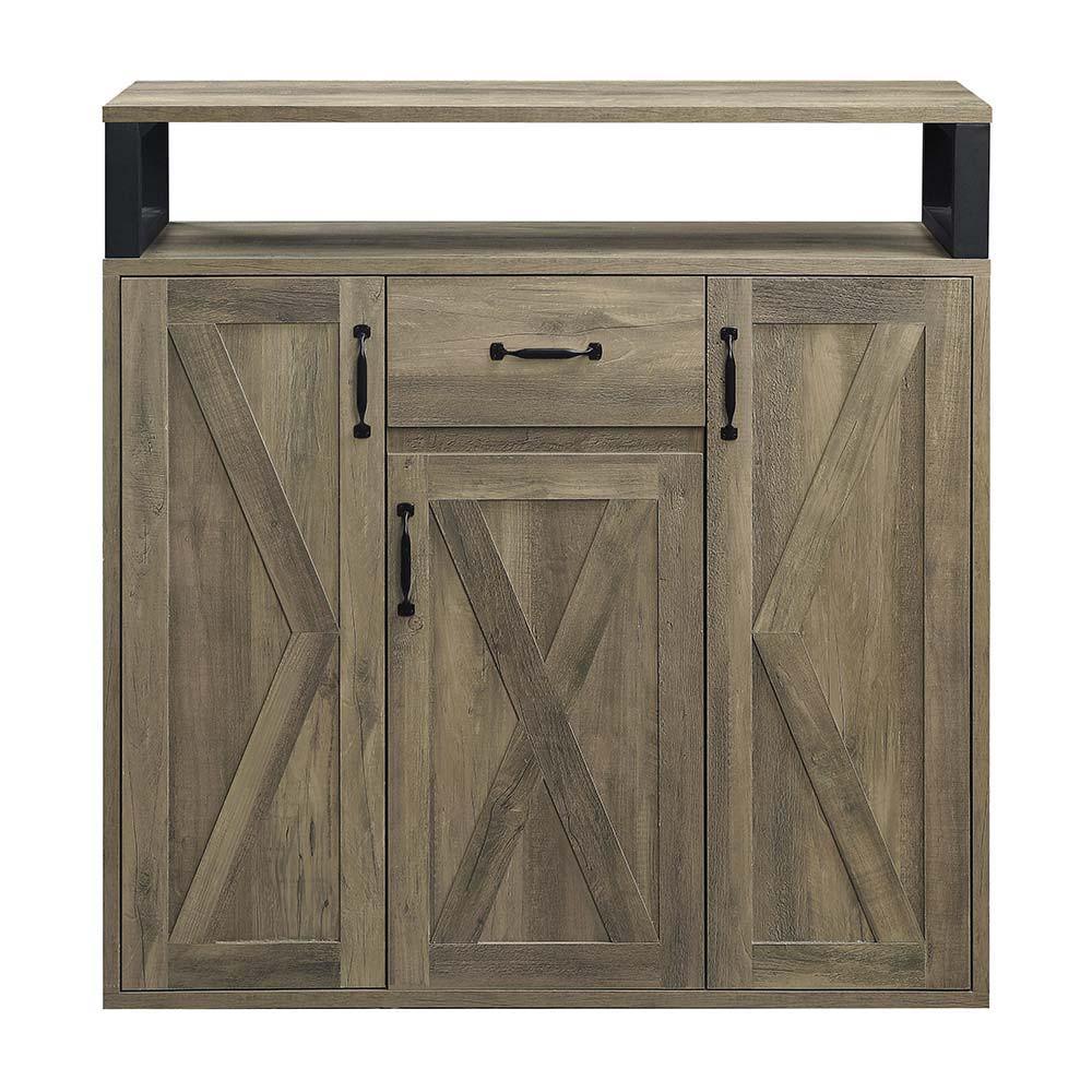 ACME - Abiram - Server - Rustic Oak Finish - 5th Avenue Furniture