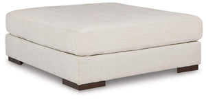 Ashley® - Lyndeboro - Natural - Oversized Accent Ottoman - 5th Avenue Furniture