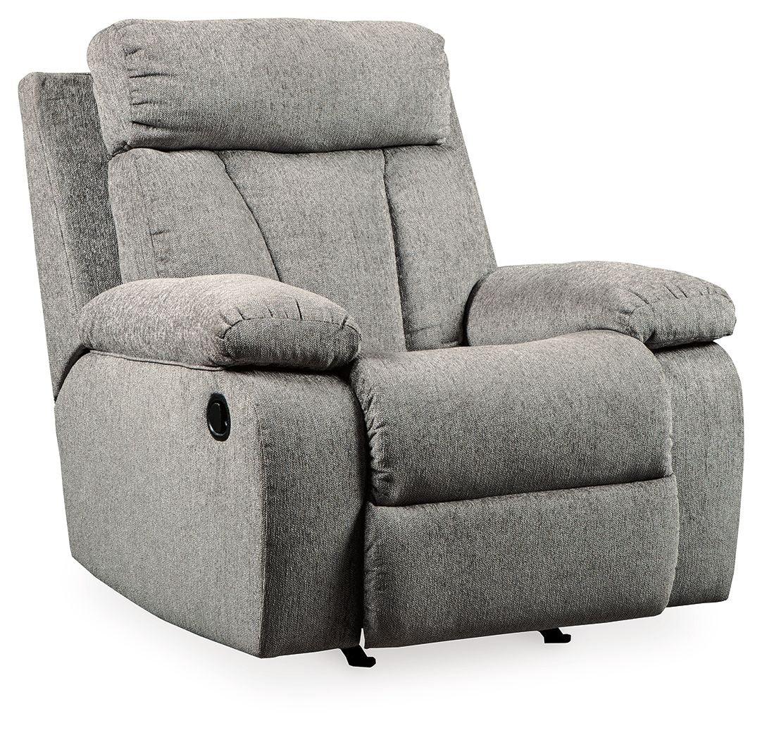 Ashley Furniture - Mitchiner - Fog - Rocker Recliner - 5th Avenue Furniture