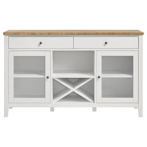 Coaster Fine Furniture - Hollis - Sideboard - Brown And White - 5th Avenue Furniture