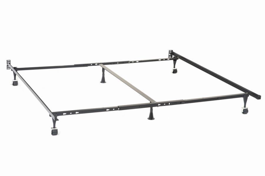 CoasterSleep - Mabel - Queen / Eastern King / California King Bed Frame - Black - 5th Avenue Furniture