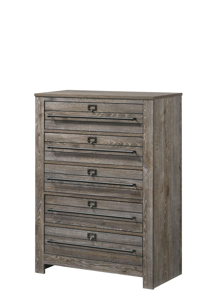 Crown Mark - Bateson - Chest - Gray - 5th Avenue Furniture