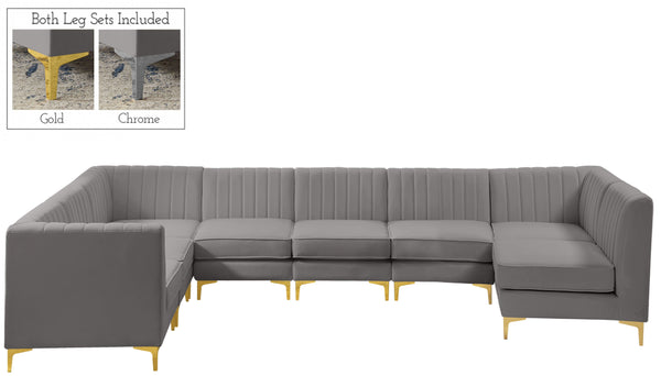 Meridian Furniture - Alina - Sectional - 5th Avenue Furniture