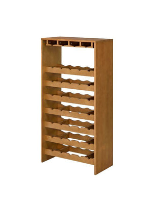 ACME - Hanzi - Wine Cabinet - Oak Finish - 5th Avenue Furniture