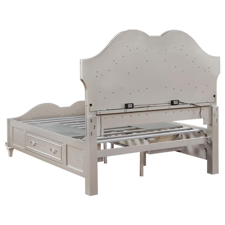 Coaster Fine Furniture - Veronica - Storage Bedroom Set With LED Headboard - 5th Avenue Furniture