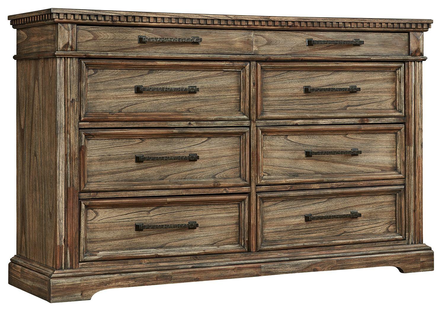 Signature Design by Ashley® - Markenburg - Brown - Dresser - 5th Avenue Furniture