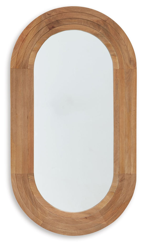 Daverly - Brown - Accent Mirror - 5th Avenue Furniture