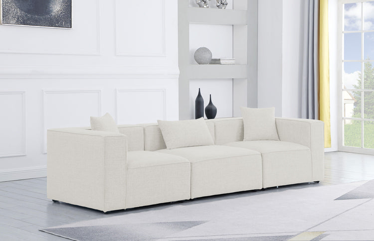 Meridian Furniture - Cube - Modular Sofa 3 Seats - 5th Avenue Furniture