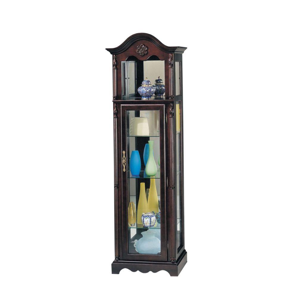 ACME - Lindsey - Curio Cabinet - Dark Brown - 22" - 5th Avenue Furniture