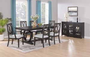 Crown Mark - Buchanan - Dining Table (1 X 18 Leaf) - Dark Brown - 5th Avenue Furniture