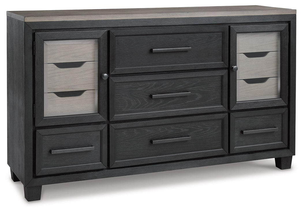 Signature Design by Ashley® - Foyland - Dresser, Mirror - 5th Avenue Furniture