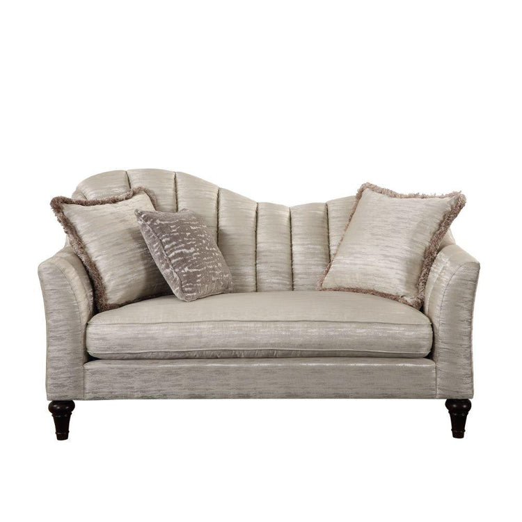 ACME - Athalia - Loveseat - Shimmering Pearl - 5th Avenue Furniture