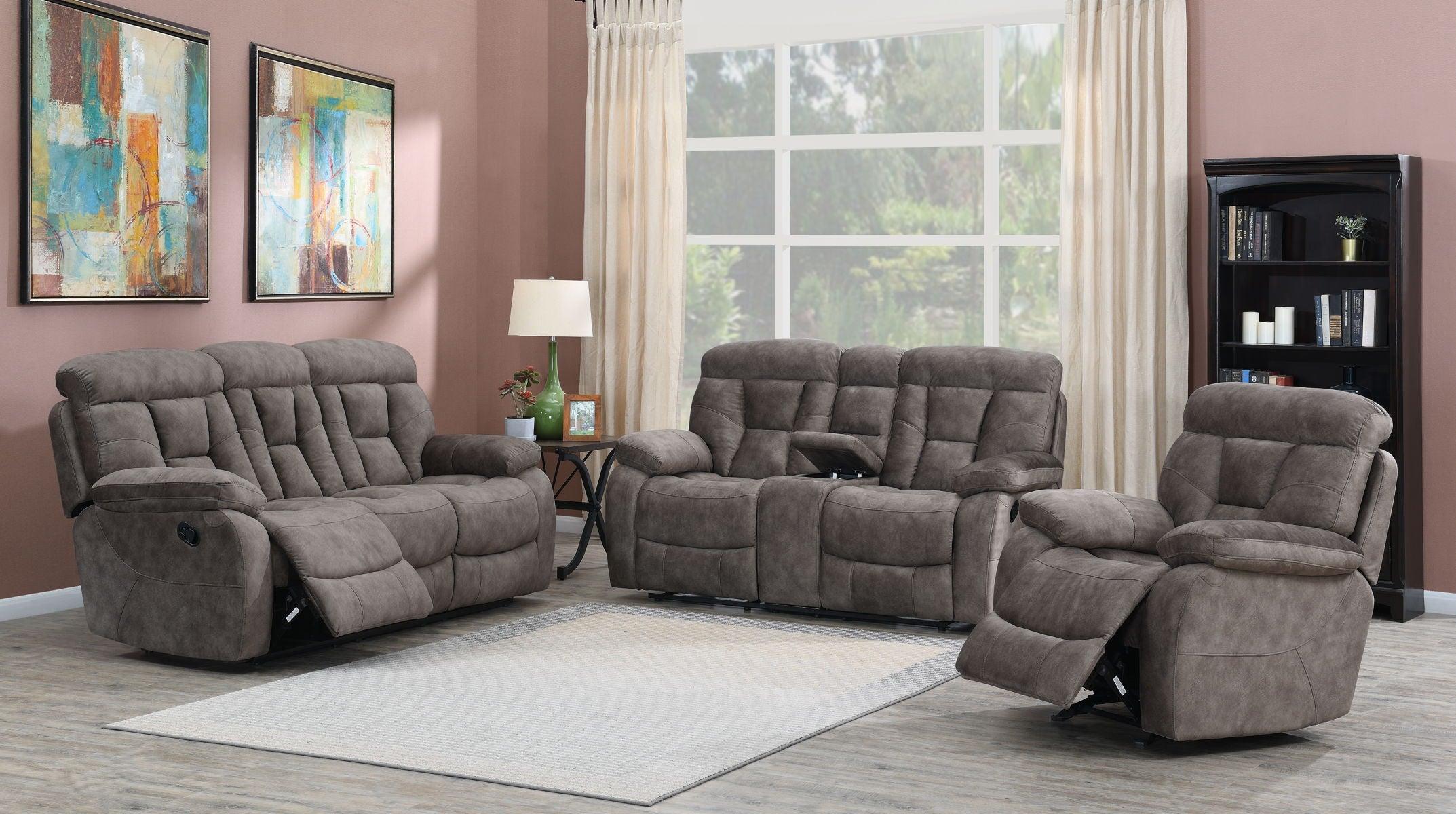 Steve Silver Furniture - Bogata - 3 Piece Living Room Set - Gray - 5th Avenue Furniture