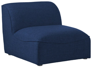 Meridian Furniture - Miramar - Armless Chair - Navy - 5th Avenue Furniture