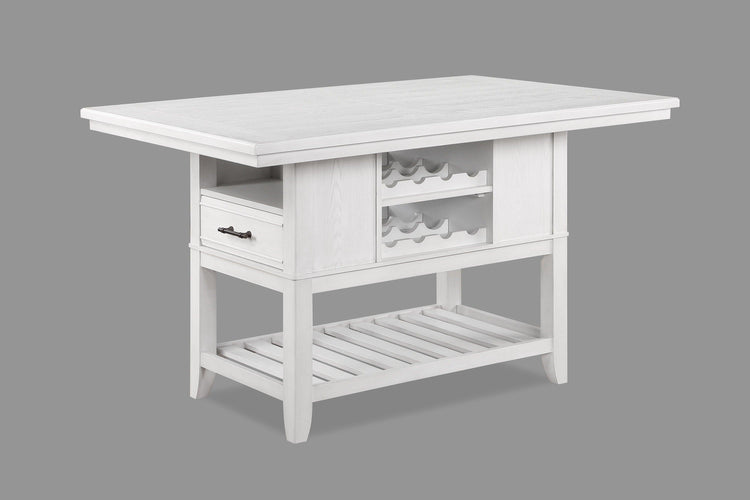 Crown Mark - Wendy - Counter Height Table - White - 5th Avenue Furniture