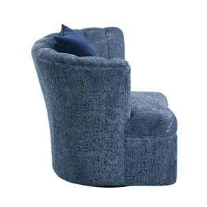 ACME - Kaffir - Chair - Blue Fabric - 5th Avenue Furniture