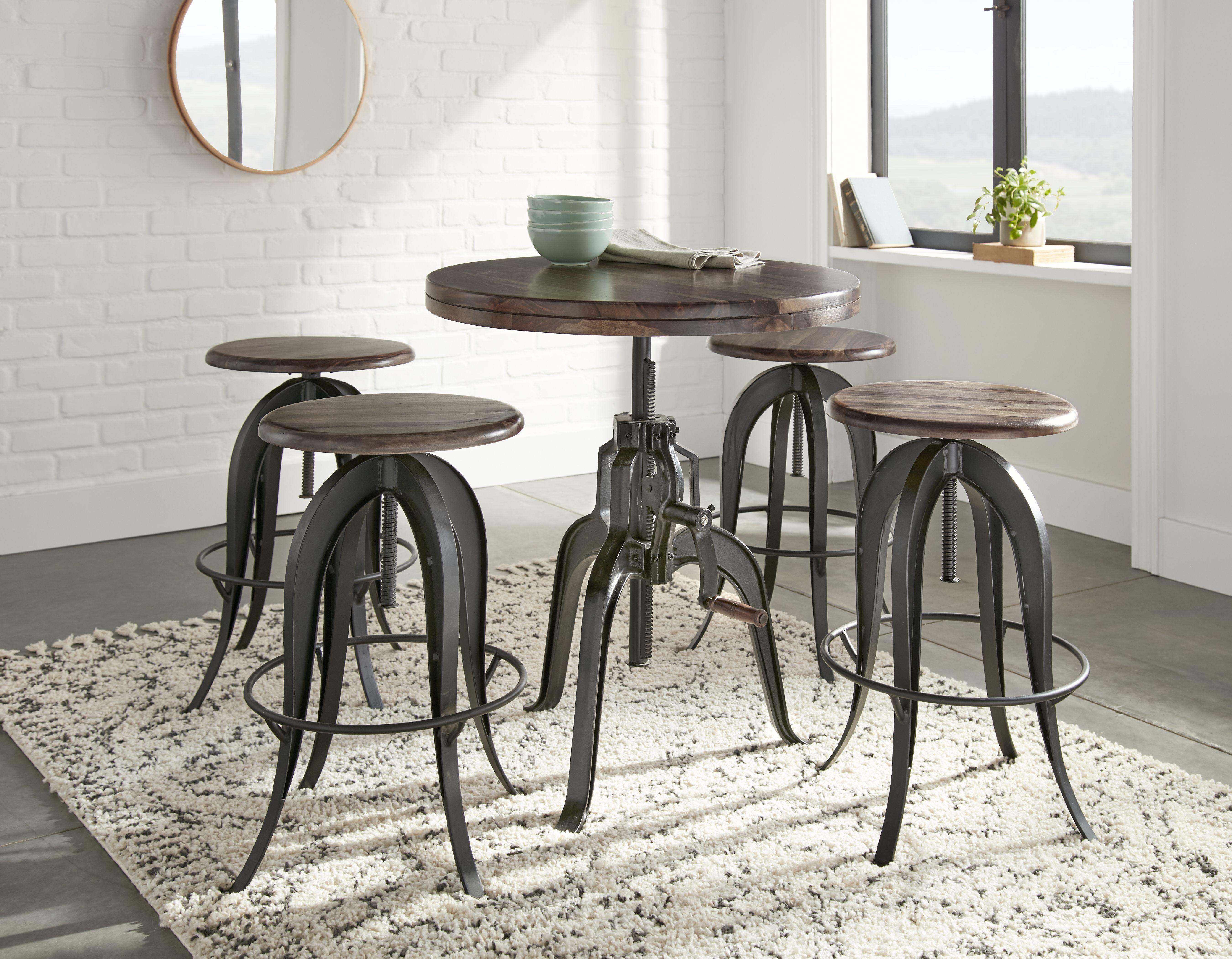 Steve Silver Furniture - Sparrow - Dining Set With Round Counter Table - 5th Avenue Furniture