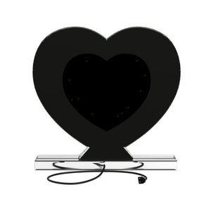 CoasterEveryday - Euston - Heart Shape Table - Mirror Silver - 5th Avenue Furniture