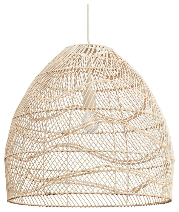 Signature Design by Ashley® - Coenbell - Beige - Rattan Pendant Light - 5th Avenue Furniture