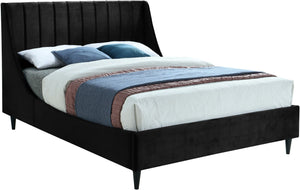 Meridian Furniture - Eva - Velvet Bed - 5th Avenue Furniture