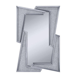 ACME - Noralie - Wall Decor - Mirrored & Faux Diamonds - Glass - 47" - 5th Avenue Furniture