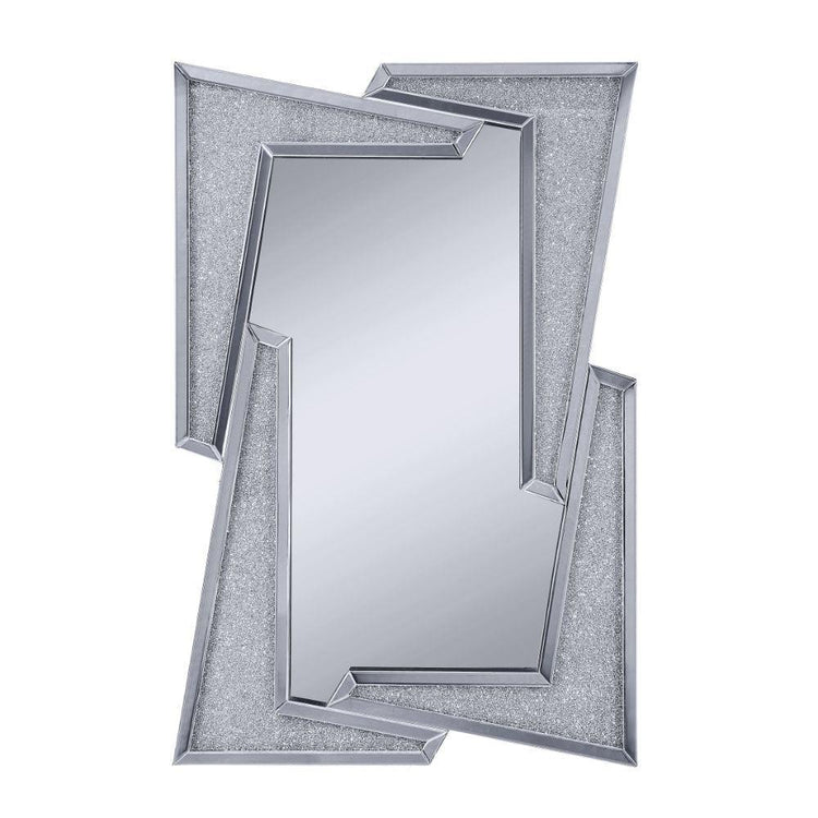 ACME - Noralie - Wall Decor - Mirrored & Faux Diamonds - Glass - 47" - 5th Avenue Furniture