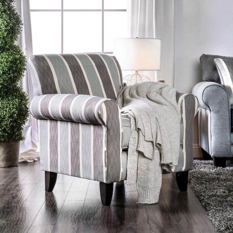 Furniture of America - Misty - Chair - Pattern - 5th Avenue Furniture