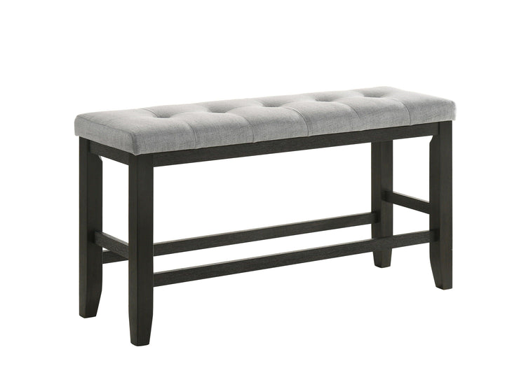 Crown Mark - Bardstown - Counter Bench - Wheat Charcoal - 5th Avenue Furniture