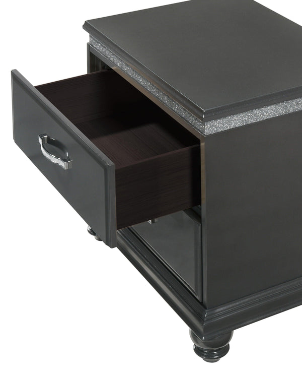 Crown Mark - Frampton - Nightstand - Gray - 5th Avenue Furniture