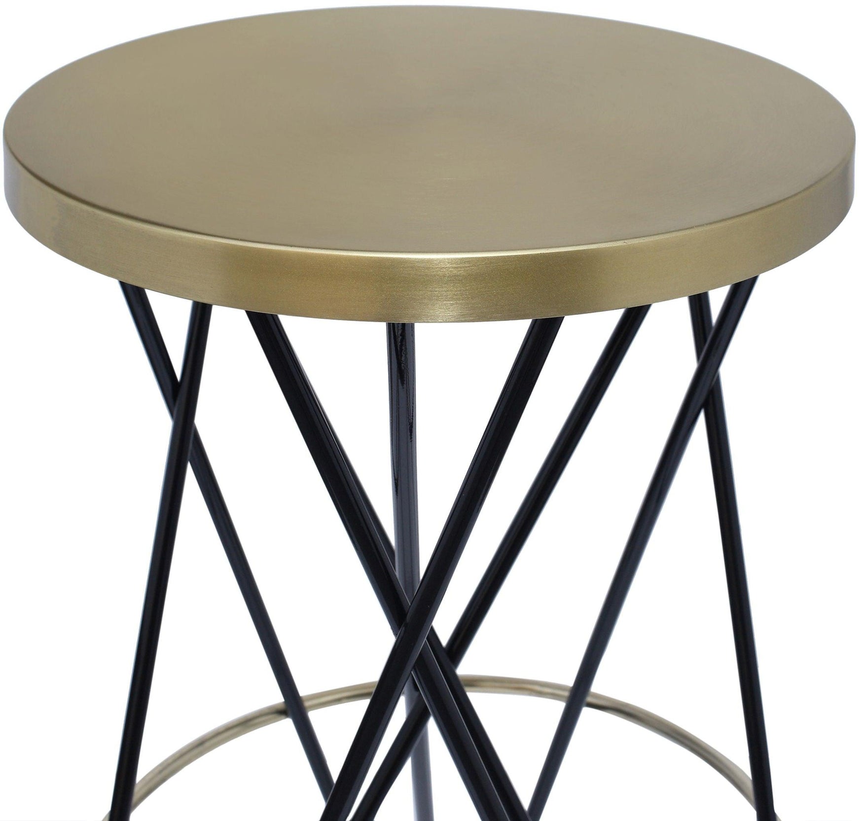 Meridian Furniture - Mercury - Iron Counter Stool - 5th Avenue Furniture