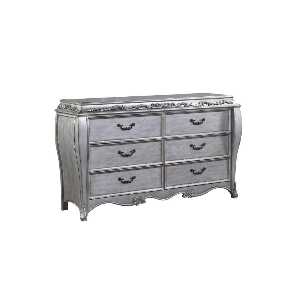ACME - Leonora - Dresser - Vintage Platinum - 5th Avenue Furniture