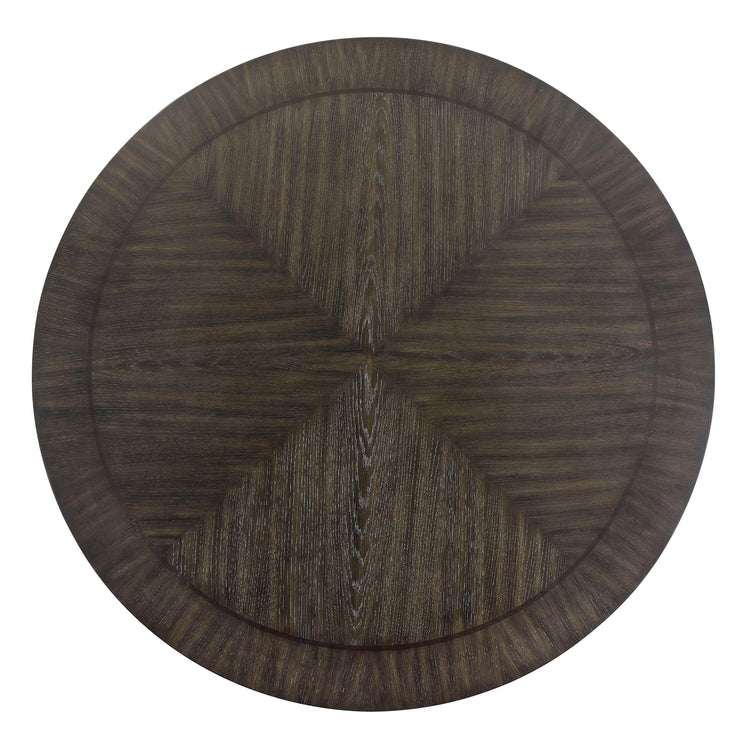 Crown Mark - Jeffries - Round Table With Lazy Susan - Espresso - 5th Avenue Furniture