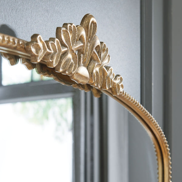 Tellora - Gold Finish - Accent Mirror - 5th Avenue Furniture