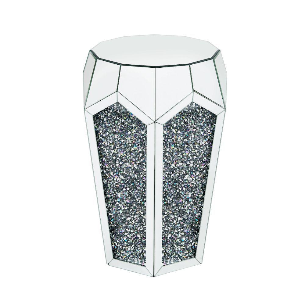 ACME - Noralie - End Table - Pearl Silver - 24" - 5th Avenue Furniture