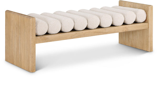 Meridian Furniture - Waverly - Bench - Light Brown - 5th Avenue Furniture