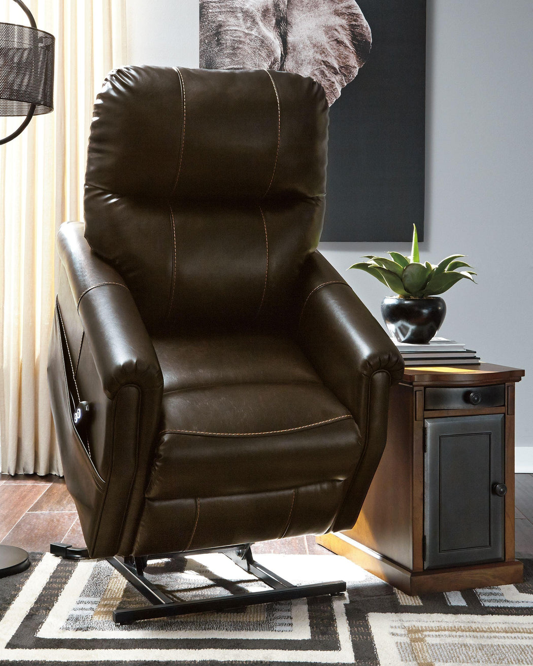 Ashley Furniture - Markridge - Power Lift Recliner - 5th Avenue Furniture