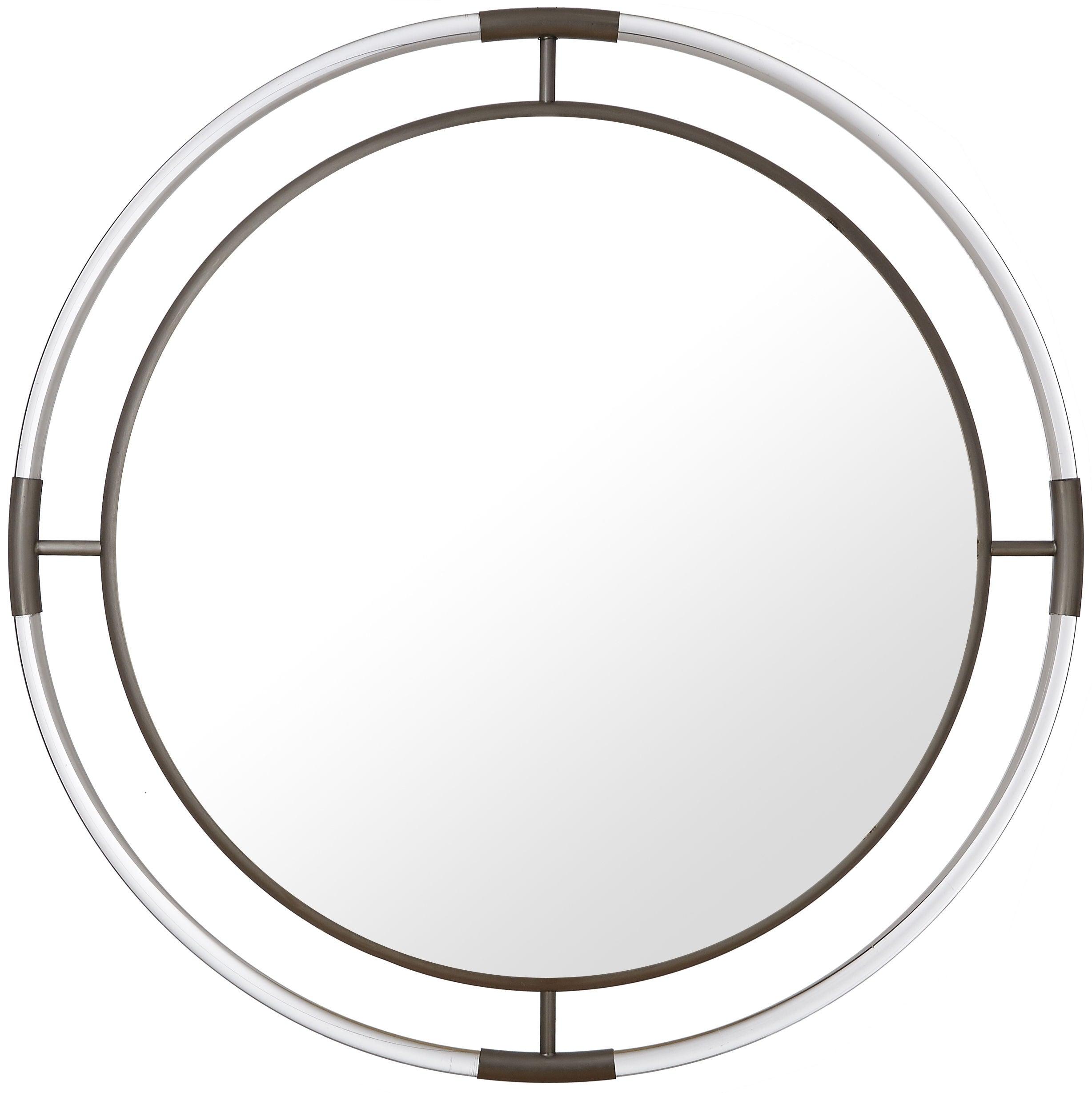 Meridian Furniture - Ghost - Mirror Round - 5th Avenue Furniture