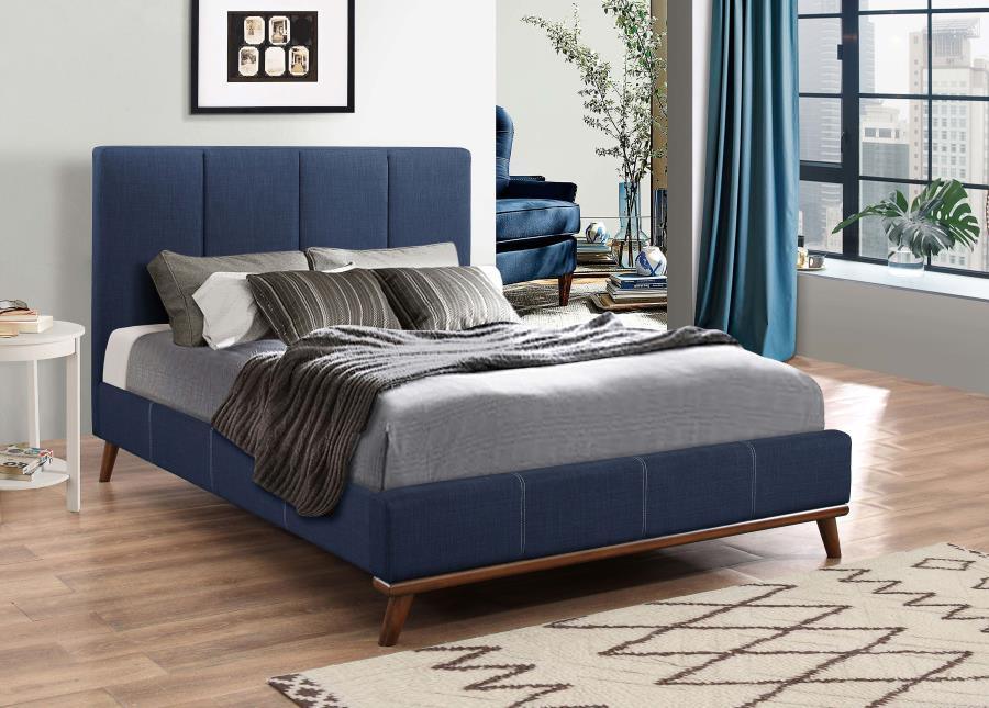 CoasterEssence - Charity - Upholstered Bed - 5th Avenue Furniture