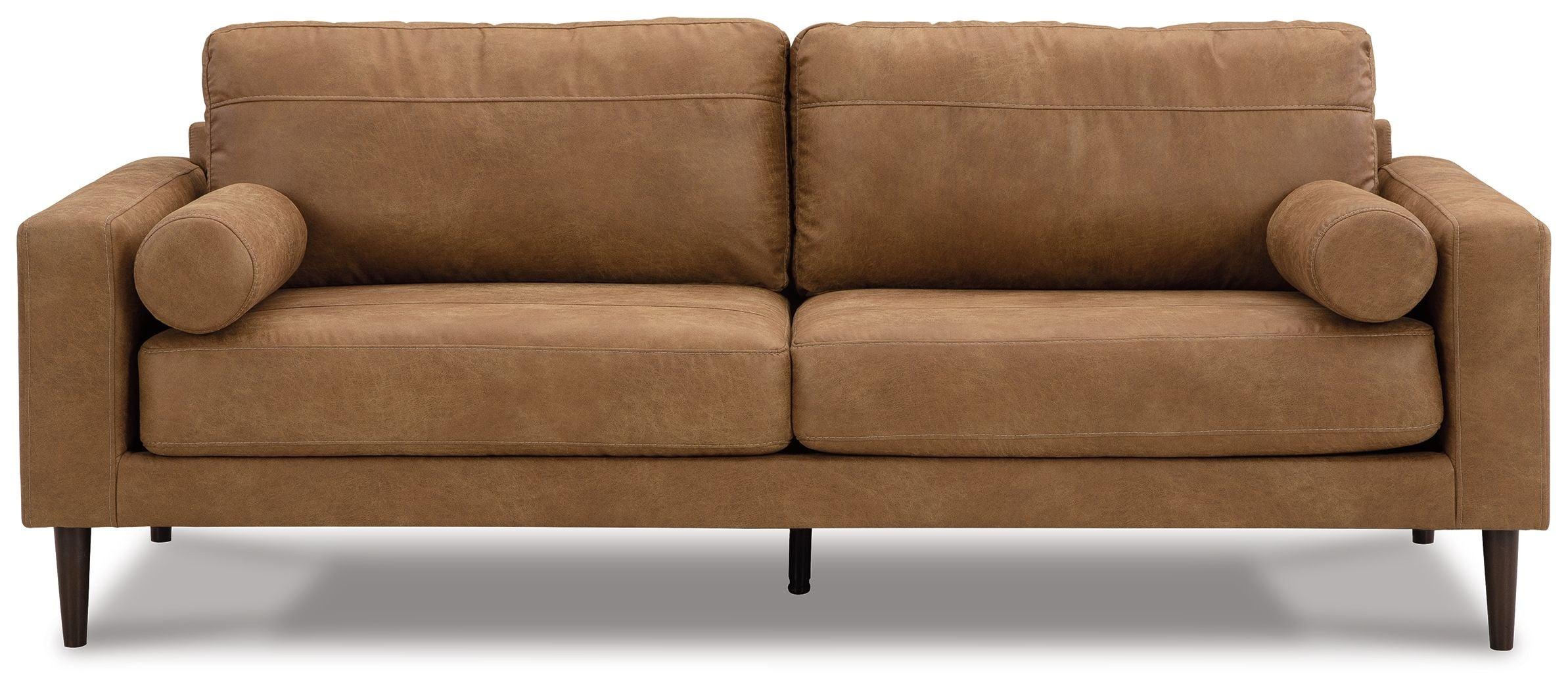 Signature Design by Ashley® - Telora - Caramel - Sofa - 5th Avenue Furniture