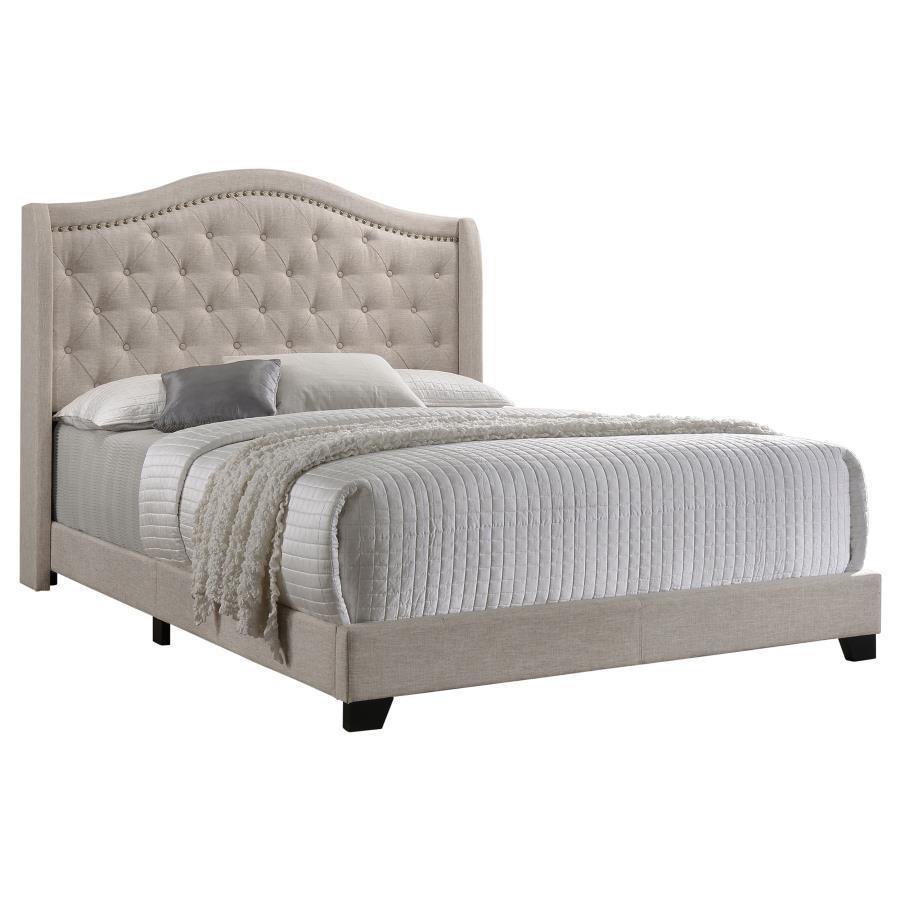 CoasterEssence - Sonoma - Headboard Bed with Nailhead Trim - 5th Avenue Furniture