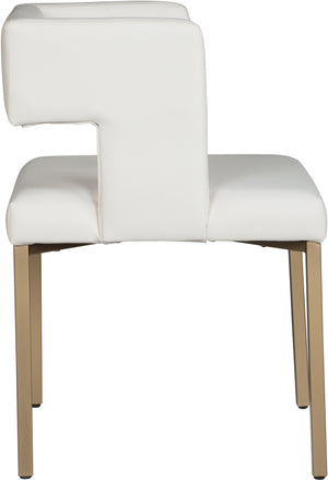 Caleb - Dining Chair with Gold Legs (Set of 2) - 5th Avenue Furniture