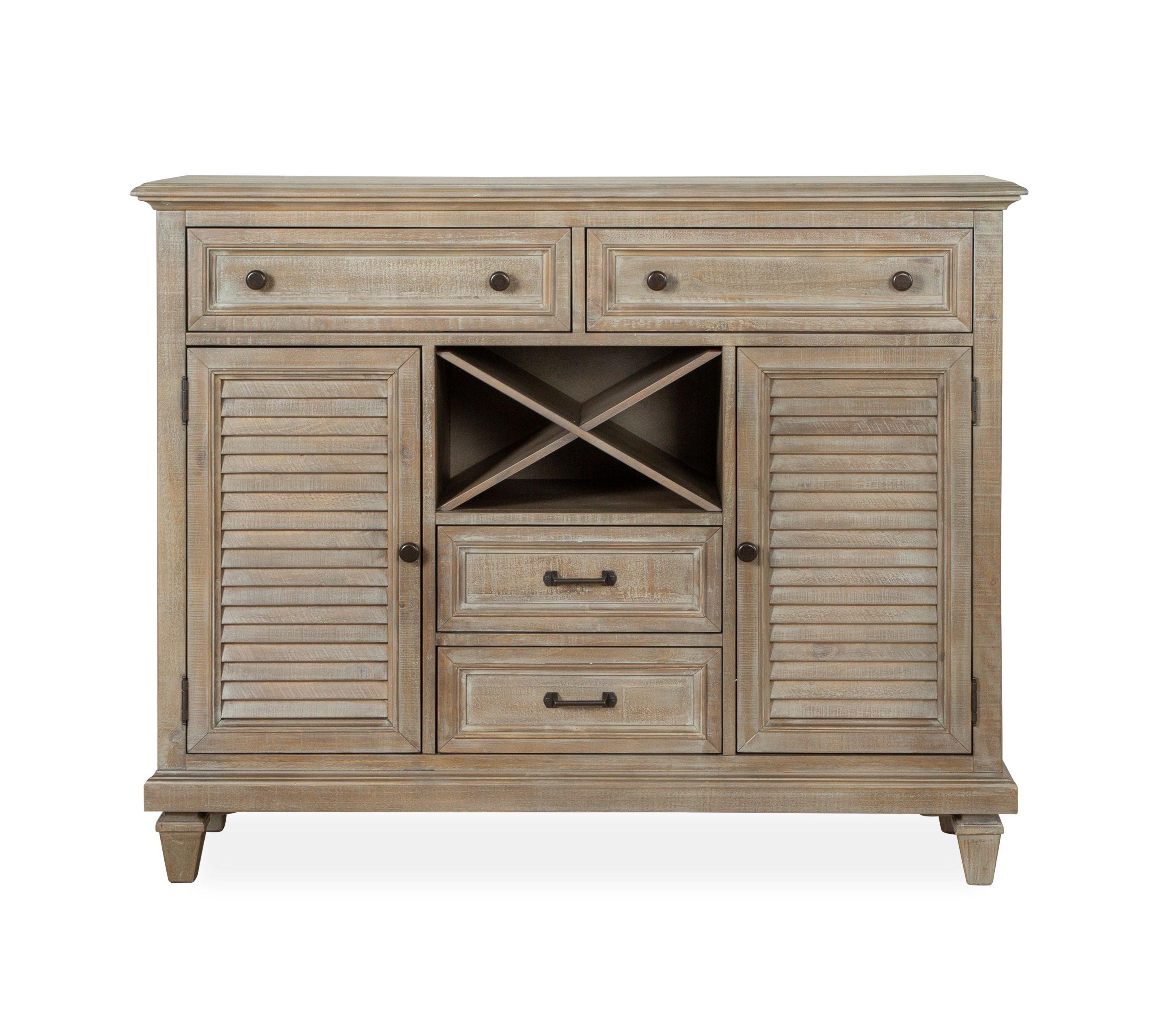 Magnussen Furniture - Lancaster - Server - Dovetail Grey - 5th Avenue Furniture