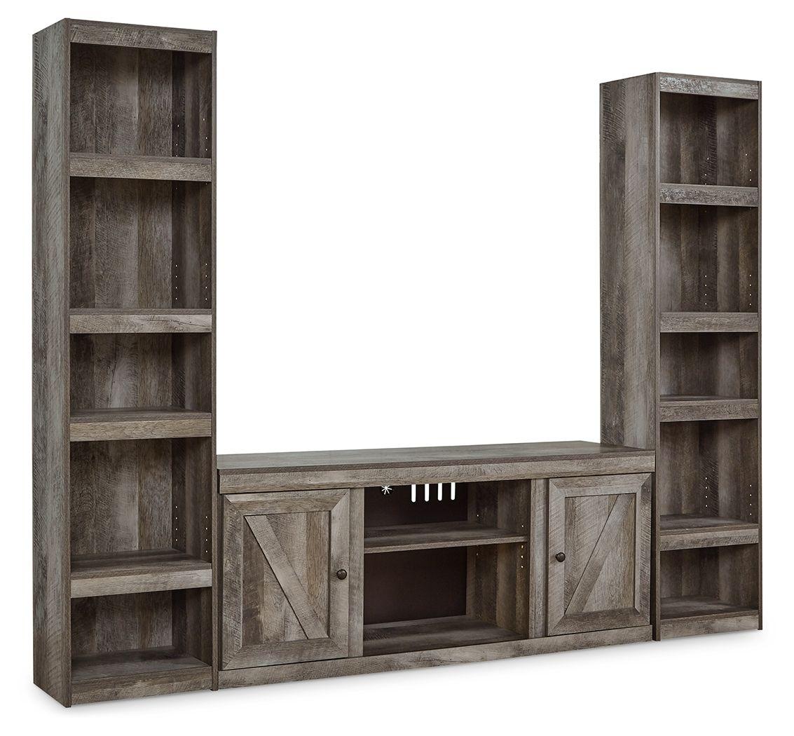 Signature Design by Ashley® - Wynnlow - Gray - 3-Piece Entertainment Center - 5th Avenue Furniture