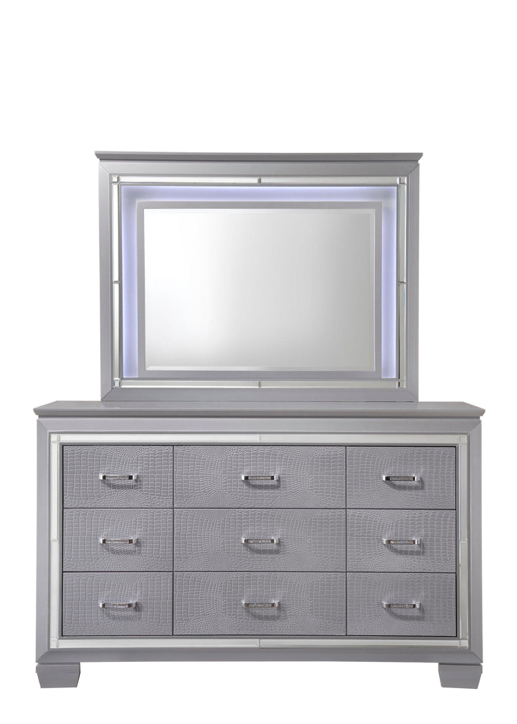 Crown Mark - Lillian - Dresser, Mirror - 5th Avenue Furniture