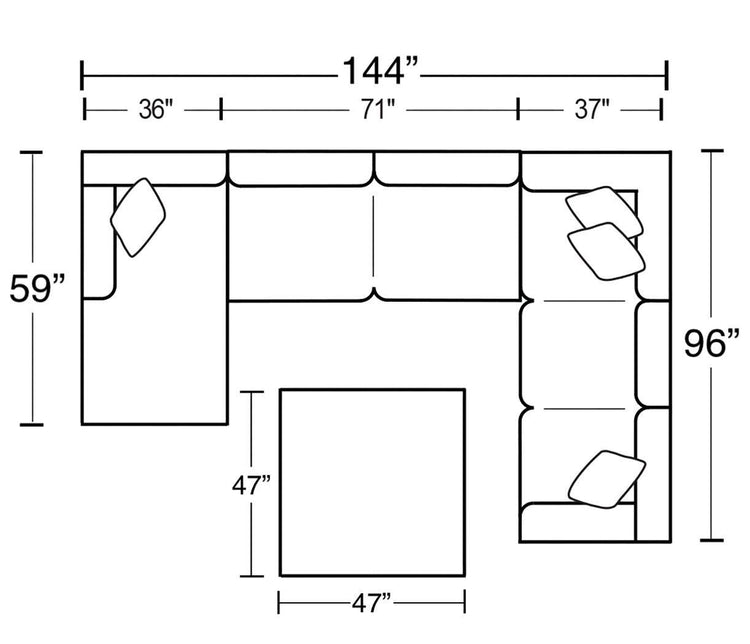 Jackson - Harper - Sectional - 5th Avenue Furniture