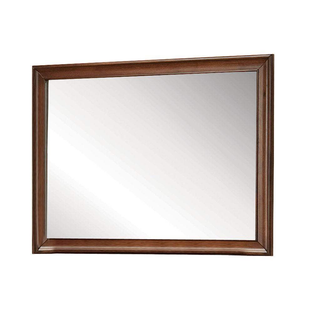 ACME - Konane - Mirror - Brown Cherry - 5th Avenue Furniture