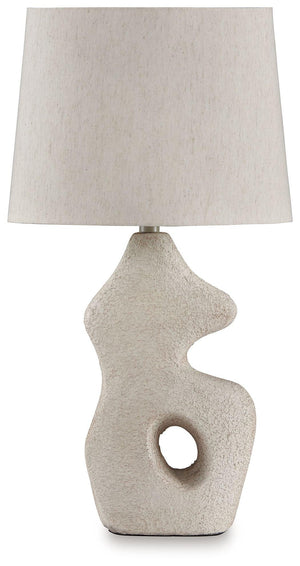 Signature Design by Ashley® - Chadrich - Antique Beige - Paper Table Lamp (Set of 2) - 5th Avenue Furniture