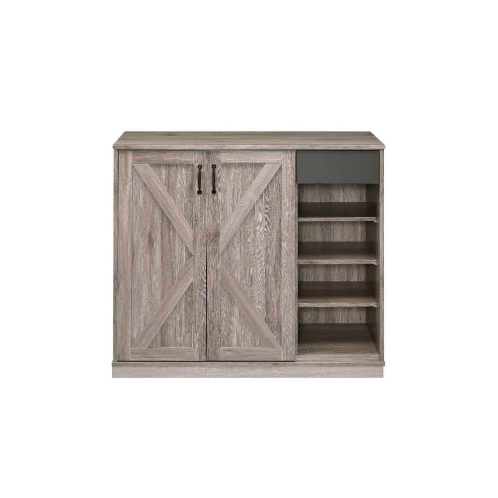 ACME - Toski - Cabinet - Rustic Gray Oak - 5th Avenue Furniture