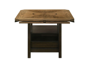 Crown Mark - Oakly - Counter Height Table - Dark Brown - 5th Avenue Furniture